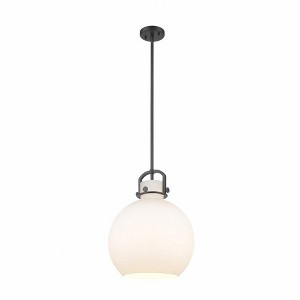 Newton Sphere - 1 Light Stem Hung Pendant In Industrial Style-19.63 Inches Tall and 14 Inches Wide - 1 of 1
