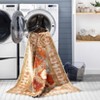 Hauteloom Kullar Orange Washable Area Rug - 4 of 4