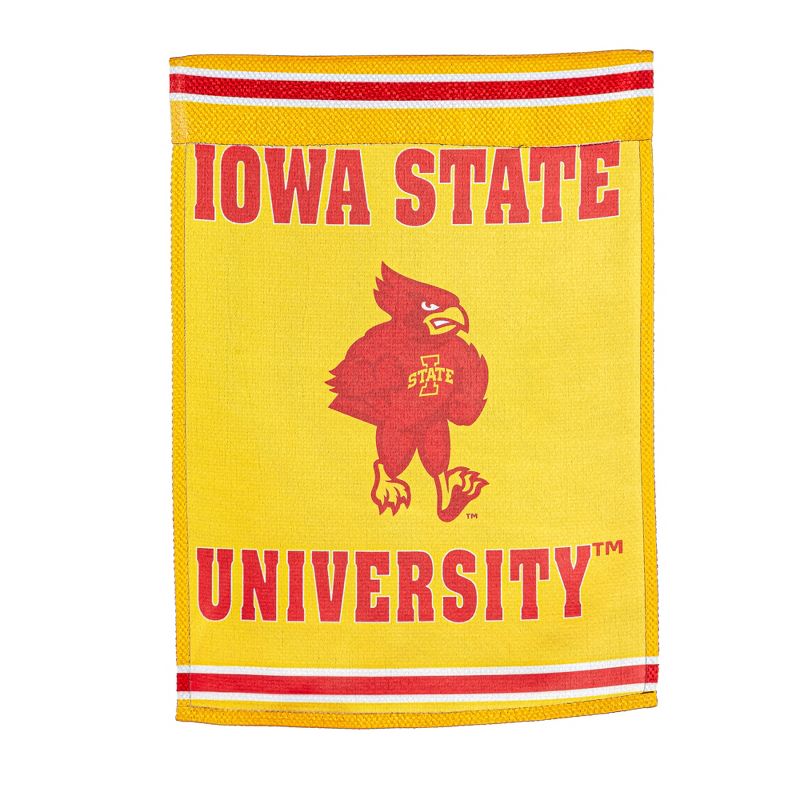Embossed Suede Flag, House Size, Iowa State University, 3 of 4