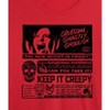 Women's - Are You Afraid of the Dark - Gruesome Ghastly Ghoulish Cropped Graphic T-Shirt - 2 of 4