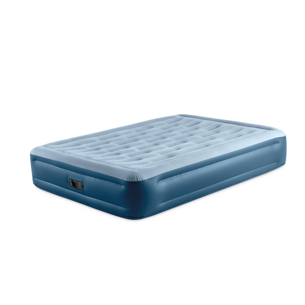 Intex Queen 14" Hex Beam Deluxe Essential Airbed with Internal Pump