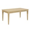 Martha Stewart Bella Parsons Dining Table Natural: Farmhouse Style, 4-Seat, Wood & MDF, 59.5" Width - 4 of 4