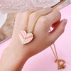 Best Friend Necklaces for 2 – Matching Heart & Rainbow Set (Teen Girls Gift for Birthday/Christmas) - 4 of 4