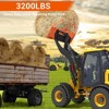 TROPOW 46" Heavy-Duty Tractor Pallet Forks,3200lbs Capacity, Quick Attach Bucket Forks with Hitch Ball,Versatile Loader Forks for Farms,Warehouses - 4 of 4