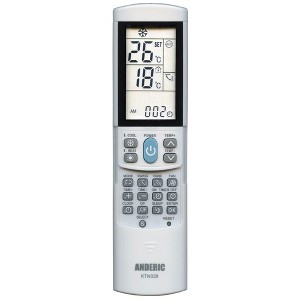 Anderic KTN828 (White) Universal Air Conditioner Remote Control for Mini Split, HVAC, Window, and Portable AC - 1 of 3
