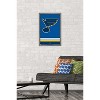 Trends International NHL St. Louis Blues - Logo 21 Framed Wall Poster Prints - 2 of 4