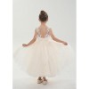 2Bunnies Girls' Sleeveless Maxi Embroidered Tulle Dress - 2 of 4