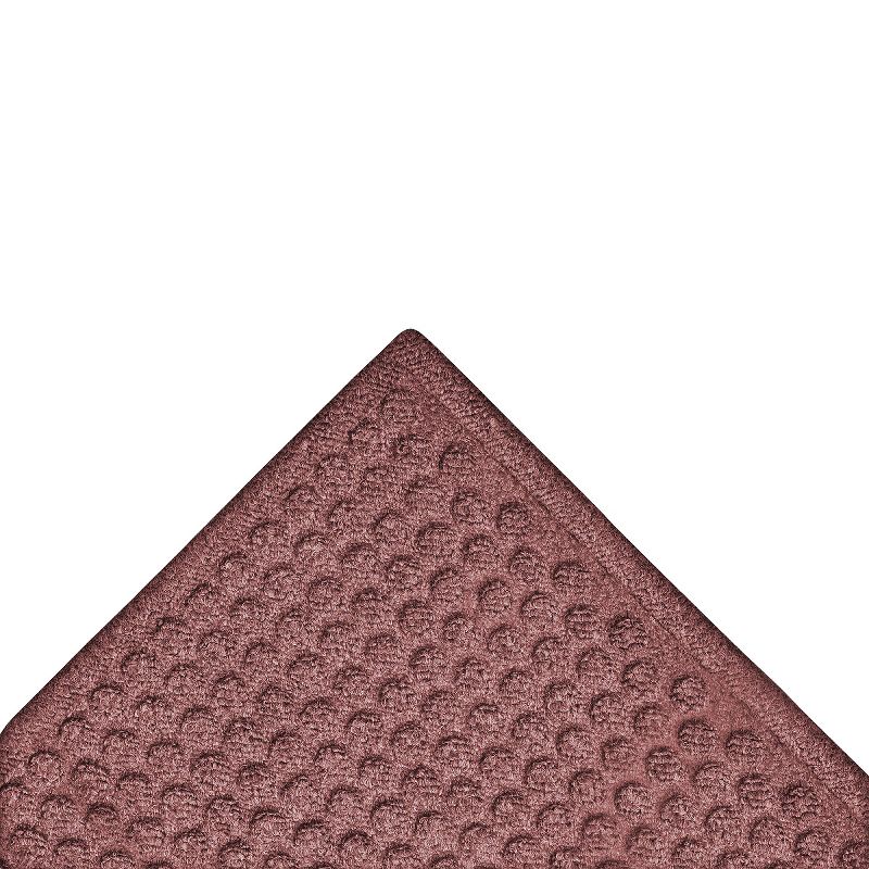 3&#39;x5&#39; Solid Dotted Doormat Burgundy - HomeTrax, 3 of 6