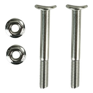 Pool Central Convex Screw and Nut Set for Swimming Pool Handrail Steps 4pc 3"- Silver - 1 of 2