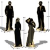 Beistle Masquerade Silhouette Stand-Ups, 5' 11" x 24.75", (4/Box) Multicolored - 4 of 4