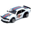 Mazda RX-3 Savanna RHD "Martini Racing Livery" White with Red and Blue Stripes 1/64 Diecast Model Car by Inno Models - 2 of 4