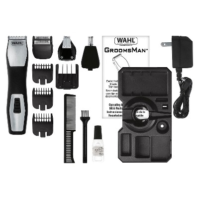 Wahl Groomsman Pro Rechargeable Men's Trimmer and Total Grooming Kit - 9855-300