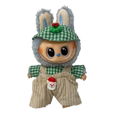 Labubu Spreads December Cheer with Santa Style & Festive Wreath