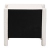 Baxton Studio Laria Teddy Bear Fabric 2 Drawer Nightstand White - 4 of 4