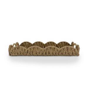Woven Breakfast Tray Scalloped - Bullseye's Playground™ - 1 of 3