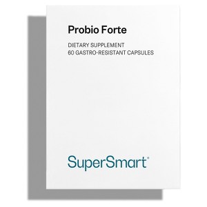 SuperSmart Probio Forte 8 Billion CFU per Day - Daily Probiotics Supplement for Women & Men | Non-GMO & Gluten-Free - 60 Delayed Release Capsules - 1 of 1