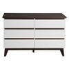 KIGFTSOD 6 Drawer Modern Dresser,White - 3 of 4