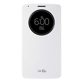 LG Quick Circle Window Folio Case for LG G3 - White