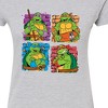 Women's - Teenage Mutant Ninja Turtles - Bricks Fitted Graphic T-Shirt - 2 of 3