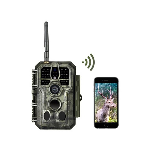 Gå en tur emne lede efter Blazevideo 32mp 1296p Bluetooth Waterproof Wifi Trail Photo/video Camera,  Night Vision, Time Lapse, Motion Activated For Hunting, Home Security :  Target