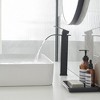 BWE Waterfall Single Hole Single Handle Bathroom Vessel Sink Faucet With Supply Hose - 3 of 4