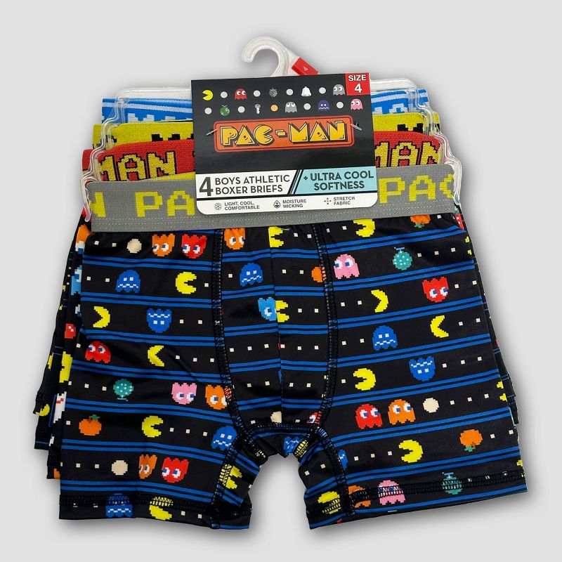 Boys&#39; Pac-Man 4pk Poly Underwear, 3 of 3