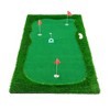 Hrinhom 10x5 FT Golf High-Quality Turf Training Mat with 3 Holes + 3 Flags - 3 of 4
