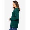 Woman Within Plus Size Perfect Long-Sleeve Crewneck Tee - 4 of 4