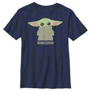 Boy's Husky Star Wars: The Mandalorian The Child Cartoon Shy - 1 of 3