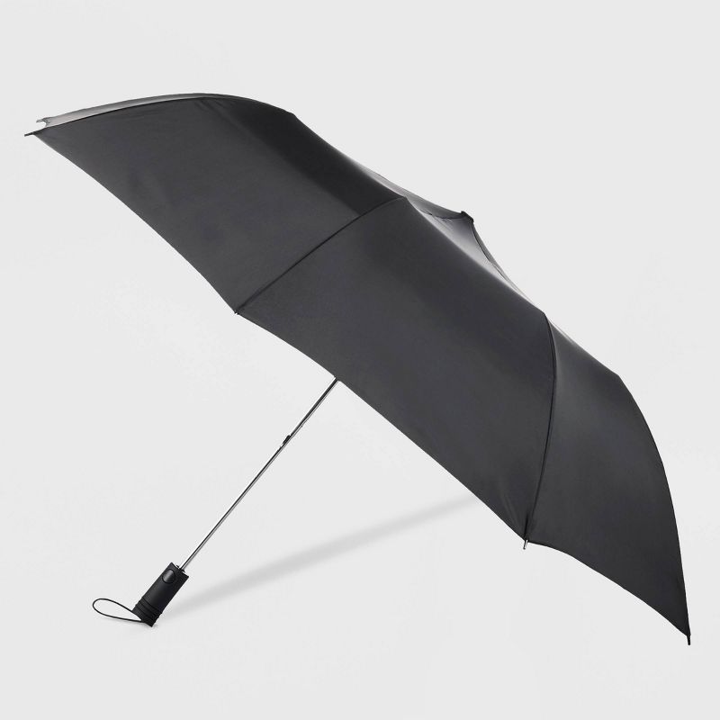 Totes Plaid Foldable Compact Umbrella, 3 of 5