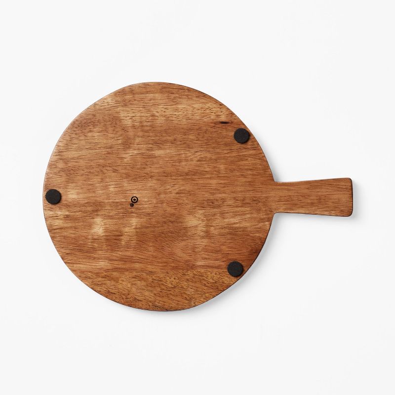 Wooden Mini Round Serve Board with Handle - Figmint&#8482;, 4 of 6