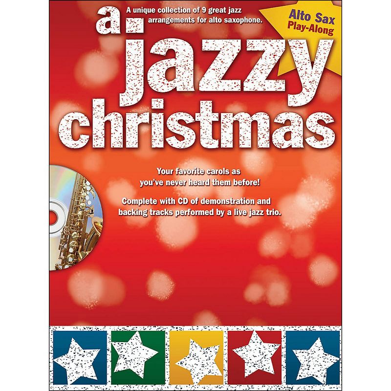 Hal Leonard A Jazzy Christmas - Alto Sax Play-Along Book/CD, 1 of 2