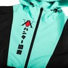 Hunter X Hunter Hunter Association Character Hexagon Long Sleeve Colorblock Hooded Anorak - 3 of 4