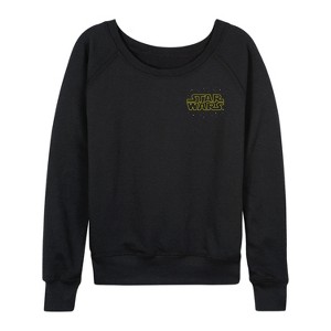 Women's - Star Wars - Empire Strikes Back Crawl Lightweight French Terry Slouchy - 1 of 4