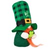 Northlight Plaid Gnome with Shamrocks St. Patrick's Day Decoration - 7" - 3 of 4