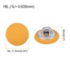 Unique Bargains Suit Dress Blouse Aluminum Fabric Cloth Covered Sewing Buttons 30 Pcs - 2 of 4