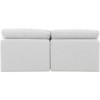 Meridian Furniture,Indulge Linen Textured Fabric Modular Sofa - 3 of 4