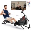 Sunny Health & Fitness Smart Magnetic Rower with Dual Slide Rail - SF-RW523021 - 2 of 4