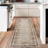 Coucheta Multiple Sizes and Colors Washable Runner - Low Pile Non-Slip Carpet for Hallway, Entryway & Kitchen, Stain Resistant Machine Washable Rug - 3 of 4
