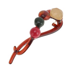 Unique Bargains Women's Fashion Beads Hair Clips 1 Pc - 1 of 4