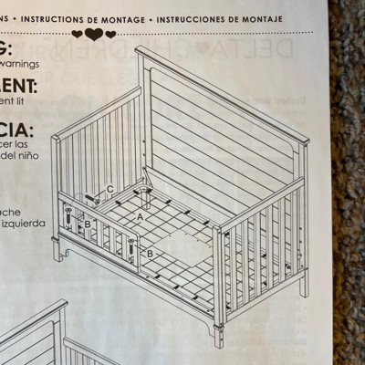 Simmons monterey 4 2024 in 1 crib instructions