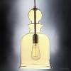 Urban Ambiance Luxury Modern Farmhouse Farmhouse Pendant Light,  16-1/2" x 9",  Olde Bronze Finish, UHP3045 - 3 of 4