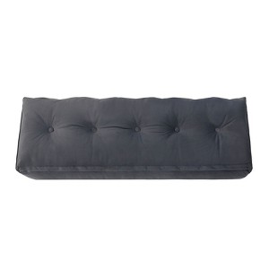 YEERSWAG Queen Size Velvet Soft Triangular Bed Wedge Pillow Back Cushion for Headboard - 1 of 4