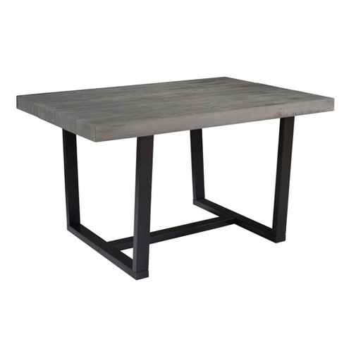 Dark solid wood online dining table