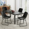 FONTOI Dining Chairs Set of 4, Practical Kitchen Chairs with Upholstered Seat for Kitchen Living Room Apartment Office - 2 of 4