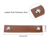Unique Bargains Leather Suitcase Dresser Handles Door Pulls with Screws 6 Pcs - 2 of 4