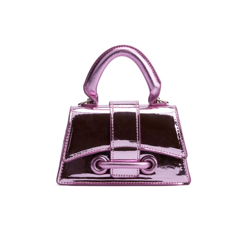 Olivia Miller -Women's-Patent Top-Handle Bag, 1 of 8