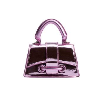 Olivia Miller -Women's-Patent Top-Handle Bag
