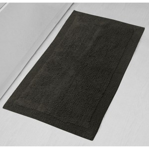 Home Weavers Luxury Collection 100% Cotton Tufted Bathroom Rug, Non-Slip Latex Bath Rug - 1 of 4