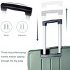 KWPZQEB Hardshell Luggage, Lightweight Durable ABS Suitcases with Double Spinner Wheels, TSA Lock & Corner Guards, 20/24/26-Inch Travel Luggage - 3 of 4